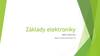 Základy elektroniky