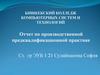 Бишкекский колледж компьютерных систем и технологий. Отчет по производственной предквалификационной практике