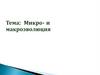 Микро- и макроэволюция