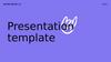 Presentation template