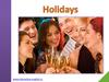 Holidays. Introduction