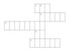 Кроссворд. Шаблон