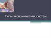 Типы экономических систем