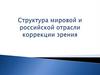 Структура мировой и российской отрасли коррекции зрения