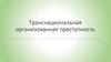 Транснациональная организованная преступность