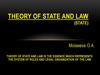 Theory of state and law (state)