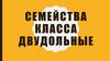 Семейства класса Двудольные
