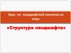 Структура ландшафта. Урок по ландшафтной экологии