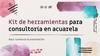 Kit de herramientas para consultoría en acuarela