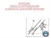 Функция. Область определения и область значений функции