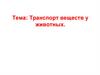 Транспорт веществ у животных