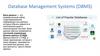 Database Management Systems (DBMS)