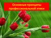 Основные принципы профессиональной этики