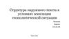 Структура наружного текста в условиях эскалации геополитической ситуации