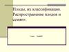 Плоды, их классификация. Распространение плодов и семян»  (7 класс)