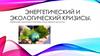 Энергетический и экологический кризисы