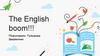 The English boom