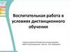 Воспитательная работа в условиях дистанционного обучения