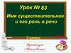 Имя существительное и его роль в речи