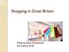 Shopping in Great Britain
