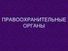 Правоохранительные органы. Сущность правоохранительных органов