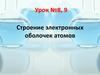 Строение электронных оболочек атомов. Урок №8, 9