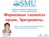 Форменные элементы крови. Эритроциты