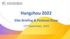2022 Hangzhou Asian Games - Individual Events Briefing