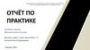 Отчёт по практике