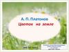 А.П. Платонов. Цветок на земле. Урок 110 (Урок 1)