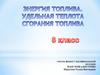 Энергия топлива. Удельная теплота сгорания топлива. 8 класс