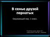 В семье друзей пернатых. Млекопитающие