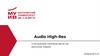 Audio High-Res. Улучшение синтеза речи на русском языке