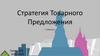 Стратегия товарного предложения