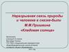Неразрывная связь природы и человека в сказке - были М.М. Пришвина «Кладовая солнца»