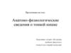 Анатомо-физиологические сведения о тонкой кишке