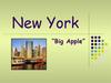New York "Big Apple"
