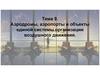 Аэродромы, аэропорты и объекты единой системы организации воздушного движения  (тема 9)
