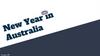 New year in australia