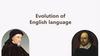 Evolution of English language