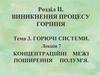 Концентраційні межі поширення полум'я. Лекція 7