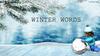 Winter Words (game)