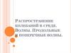 Распространение колебаний в среде. Волны. Продольные и поперечные волны