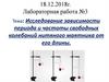 Исследование зависимости периода и частоты свободных колебаний нитяного маятника от его длины
