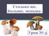 Столько же. Больше, меньше. Урок № 5