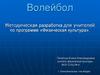 Волейбол. Методическая разработка для учителей