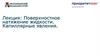 Поверхностное натяжение жидкости. Капиллярные явления