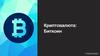 Криптовалюта: биткоин
