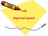 Reported Speech