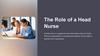 The Role of a Head Nurse